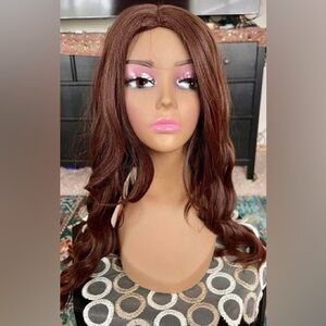 Fiber hair wig
